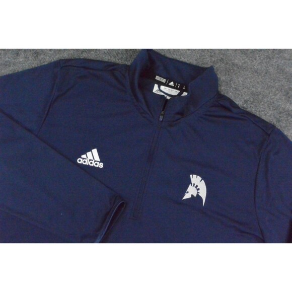 CGTC Titans‎ Sweater Mens XL Blue Addidas Quarter Zip - Picture 1 of 9